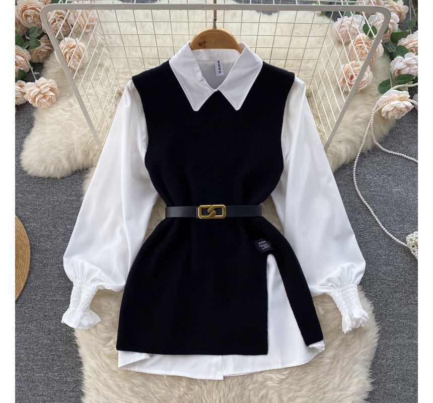 EP | Ensemble pull-over sans manches