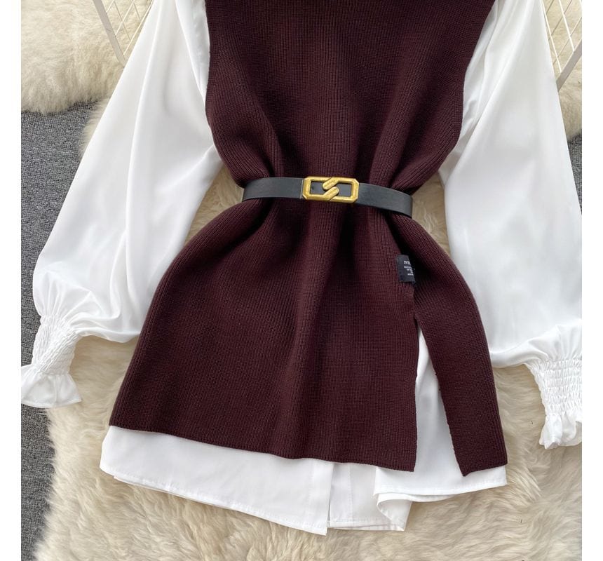 EP | Ensemble pull-over sans manches