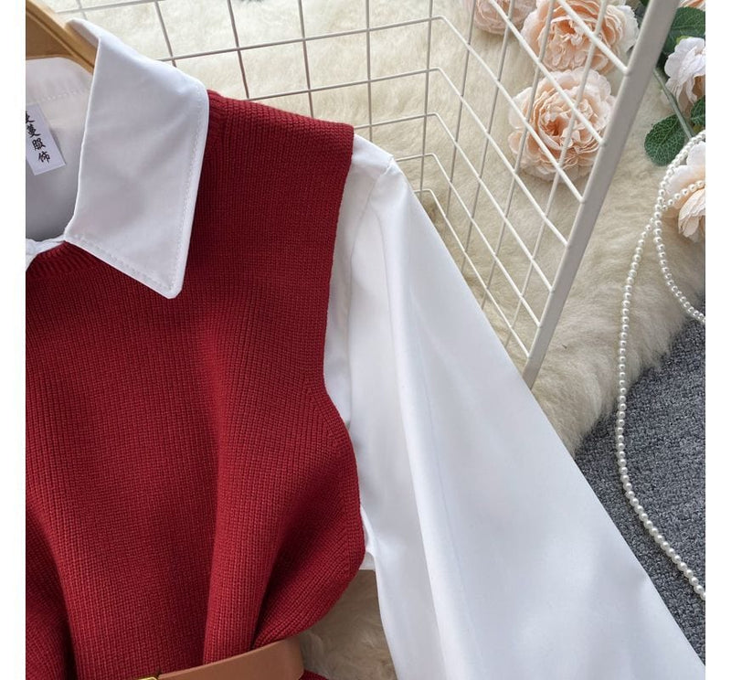 EP | Ensemble pull-over sans manches