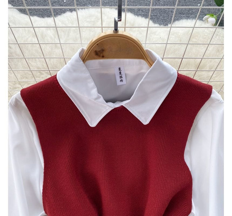 EP | Ensemble pull-over sans manches
