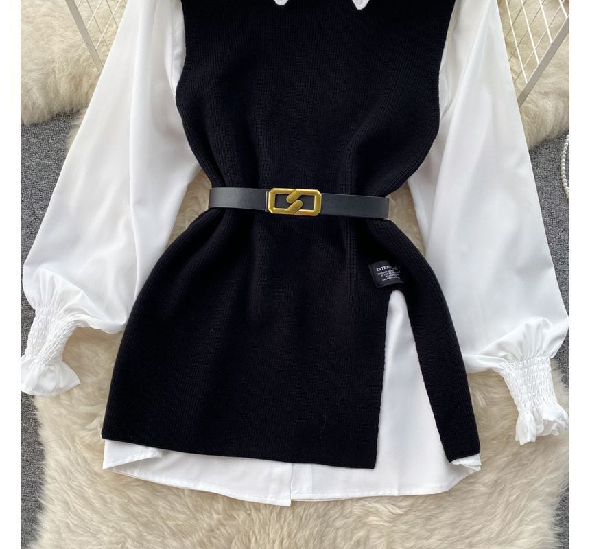 EP | Ensemble pull-over sans manches