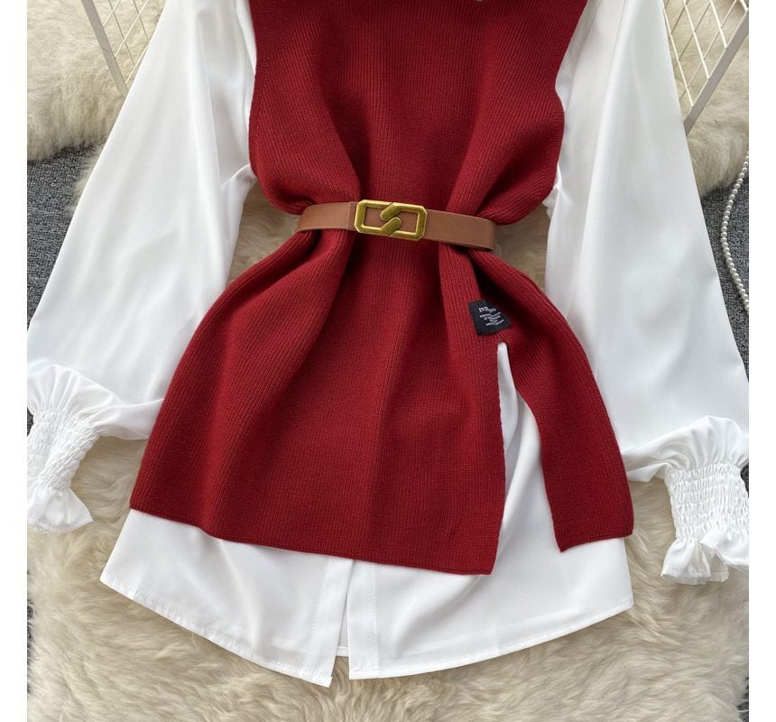 EP | Ensemble pull-over sans manches