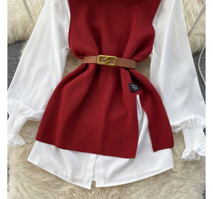 EP | Ensemble pull-over sans manches