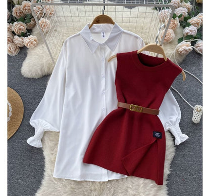 EP | Ensemble pull-over sans manches