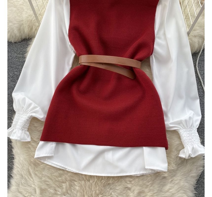 EP | Ensemble pull-over sans manches