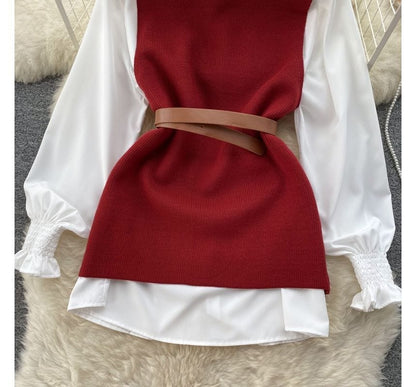 EP | Ensemble pull-over sans manches