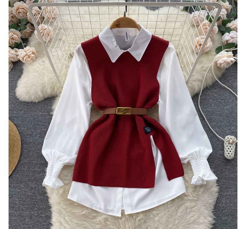 EP | Ensemble pull-over sans manches