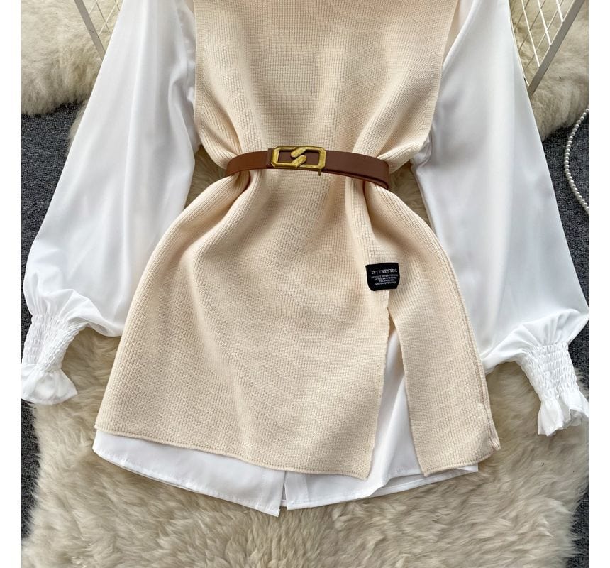 EP | Ensemble pull-over sans manches