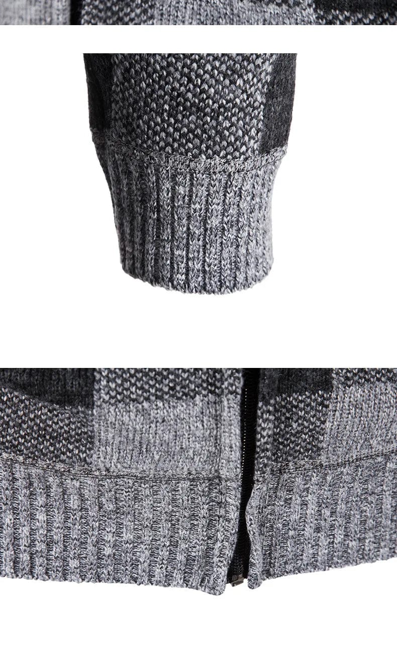 EP | Sweat à capuche à carreaux et manches longues