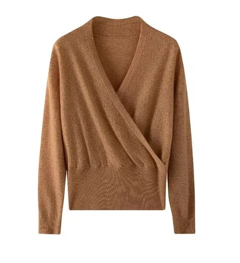 EP | Cross Pull en cachemire col V