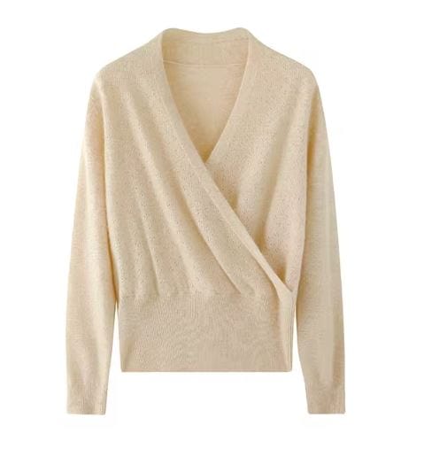 EP | Cross Pull en cachemire col V