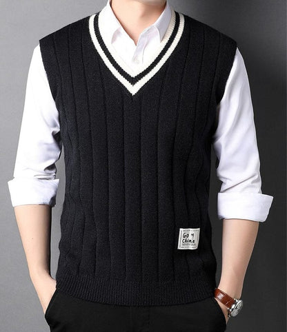 EP | Pull-over tricoté rayé pour homme
