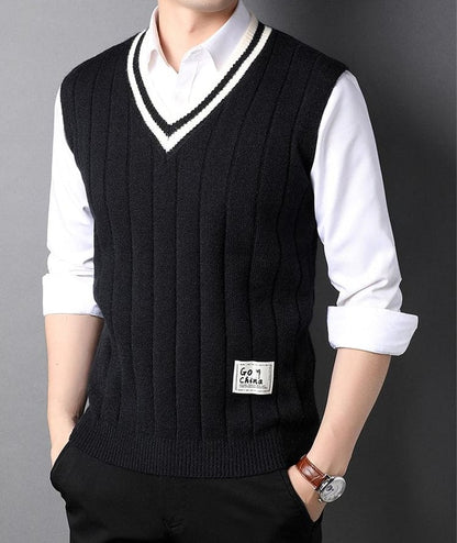 EP | Pull-over tricoté rayé pour homme