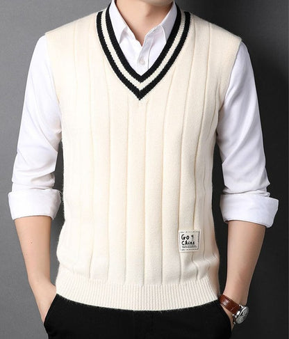 EP | Pull-over tricoté rayé pour homme