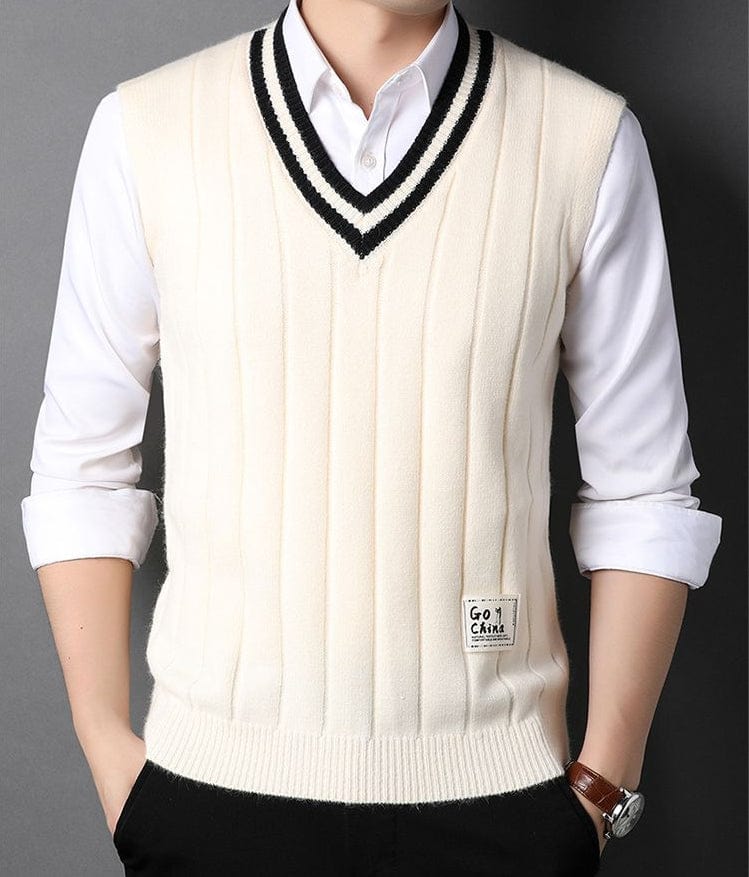 EP | Pull-over tricoté rayé pour homme