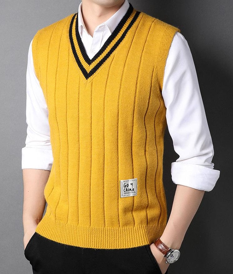 EP | Pull-over tricoté rayé pour homme