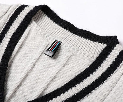 EP | Pull-over tricoté rayé pour homme