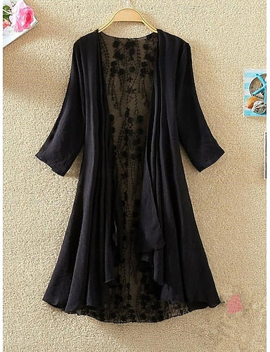 Swimwear Cover Up Rash Guard Tankini Top Dress Swimsuit Ruched Lace Patchwork Vacation Beach Wear V Neck Long Sleeve Bathing Suits