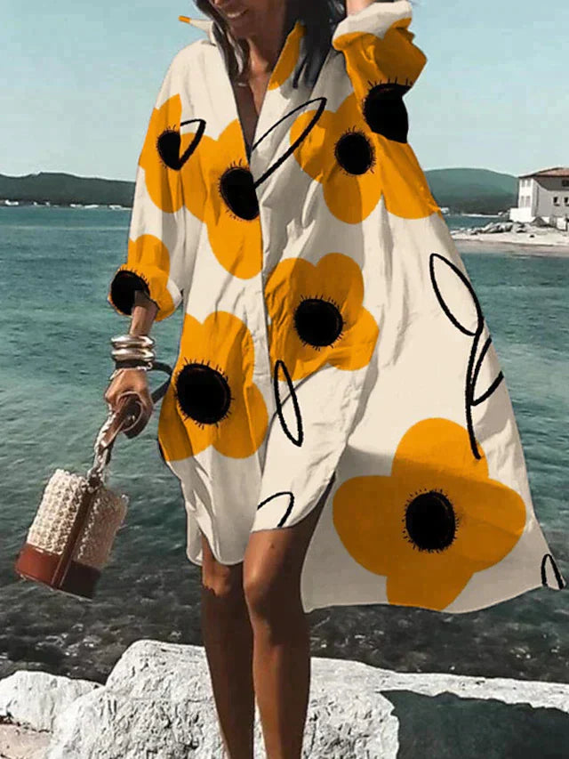 SL | Robe midi imprimée en ligne A
