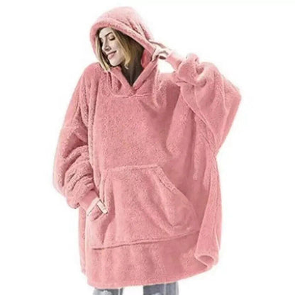 EP | Sweat à capuche en laine polaire style oversized