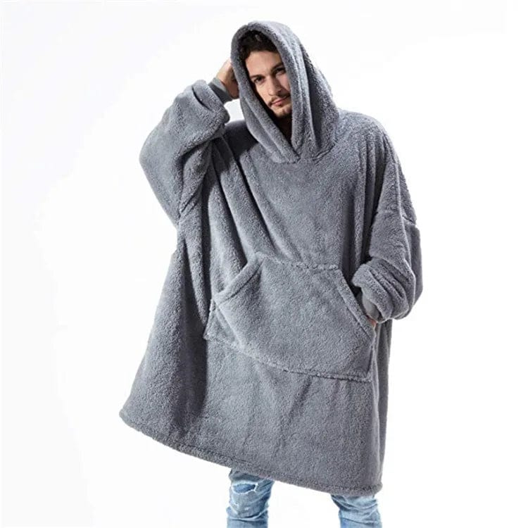 EP | Sweat à capuche en laine polaire style oversized