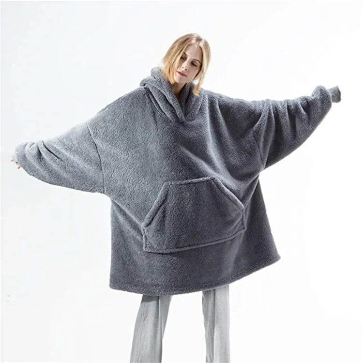 EP | Sweat à capuche en laine polaire style oversized