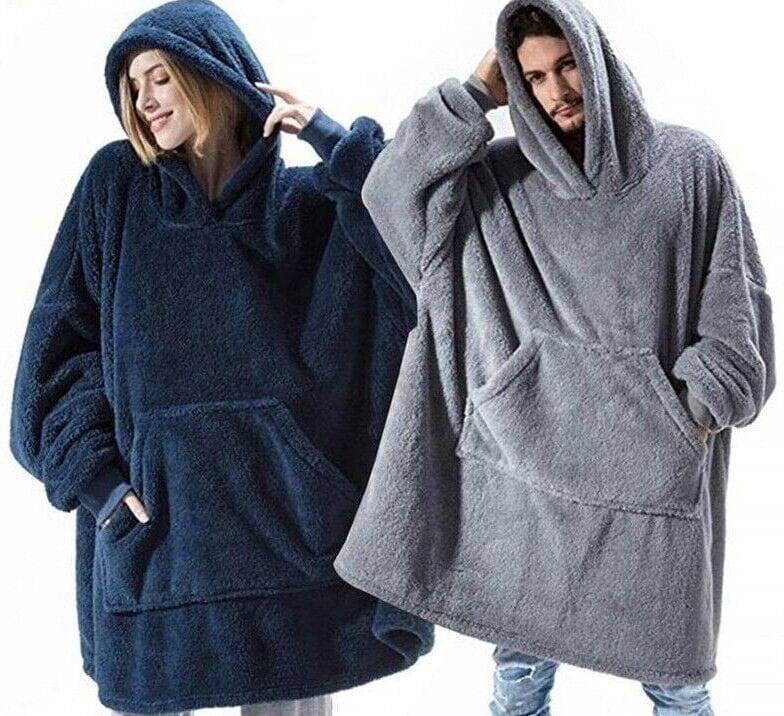 EP | Sweat à capuche en laine polaire style oversized