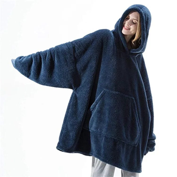 EP | Sweat à capuche en laine polaire style oversized