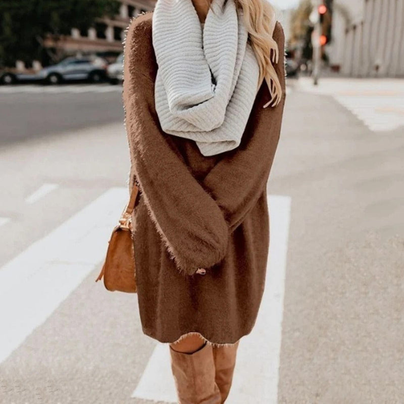 EP | Mini-robe tricotée style pull-over