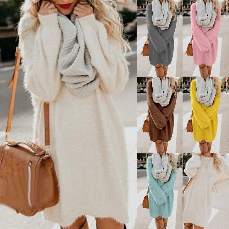 EP | Mini-robe tricotée style pull-over