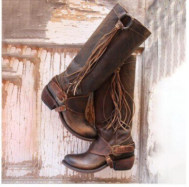 SL | Bottes en cuir longueur genou