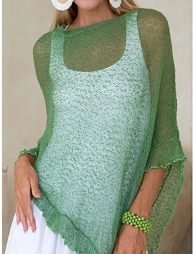 Swimwear Cover Up Rash Guard Swimsuit Cutout Vacation Beach Wear Plain Round Neck Sleeveless Bathing Suits