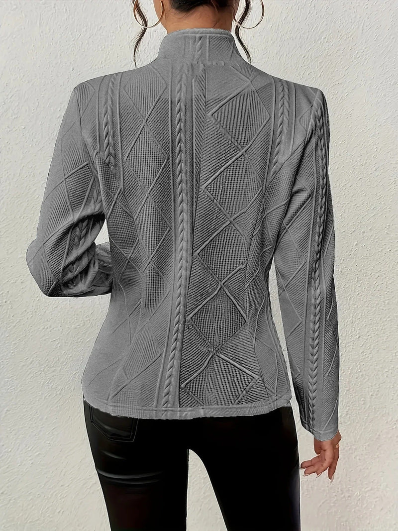 SL | Cardigan avec patte de boutonnage