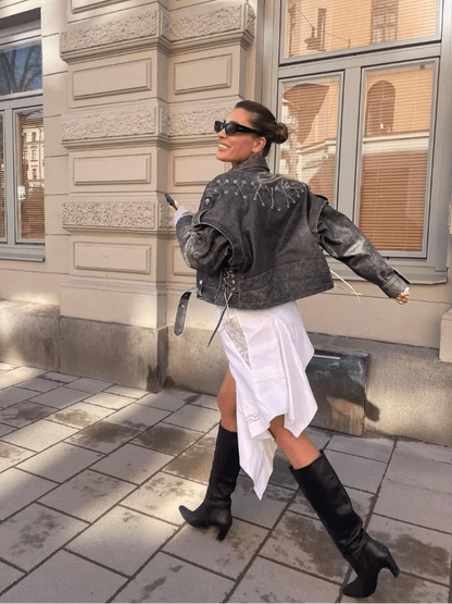 Veste au style vintage intemporel