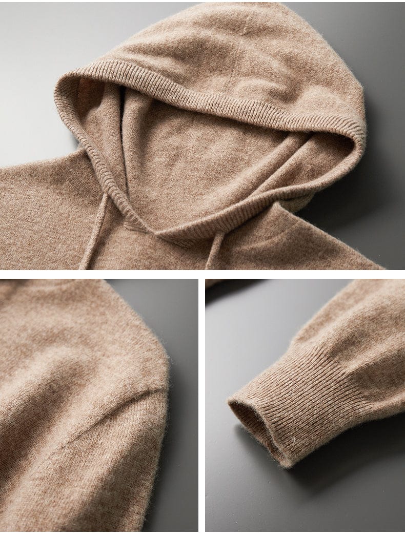 EP | Sweat à capuche tricoté sans couture