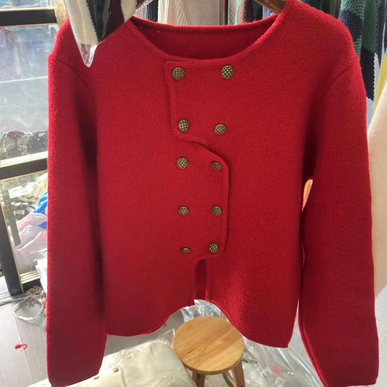 EP | Pull-over femme avec double rangée de boutons