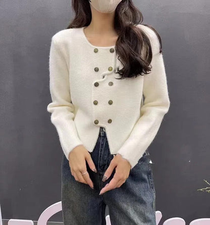 EP | Pull-over femme avec double rangée de boutons