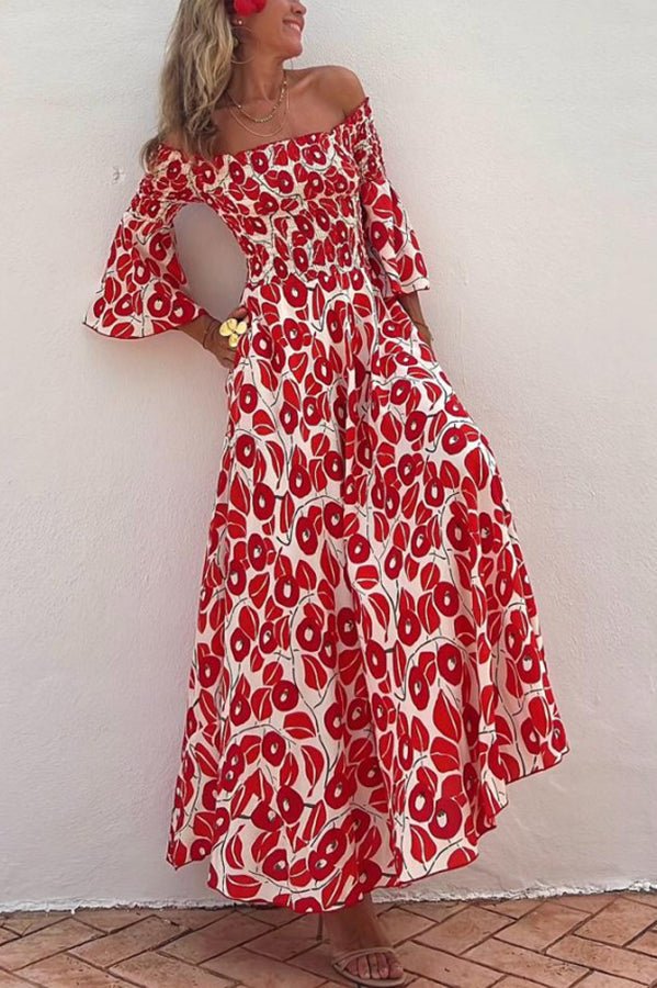 SL | Maxi robe à fleurs