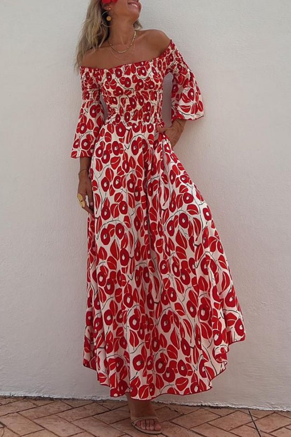 SL | Maxi robe à fleurs