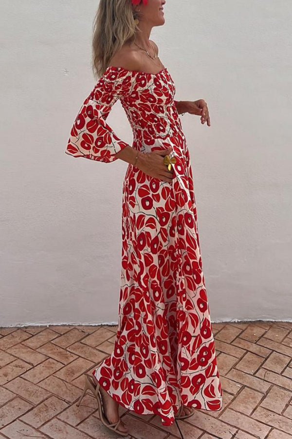 SL | Maxi robe à fleurs