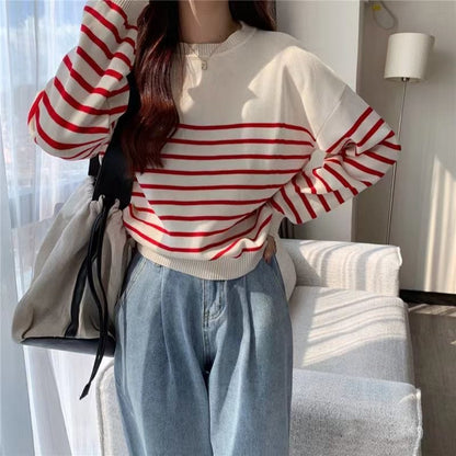 EP | Pull-over solide à col rond