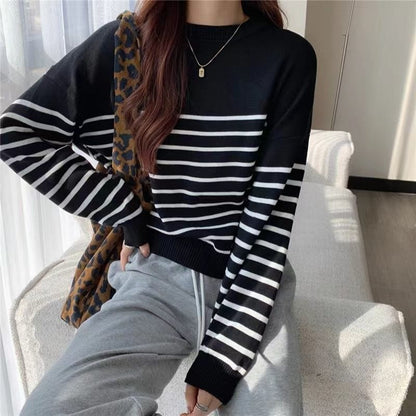 EP | Pull-over solide à col rond