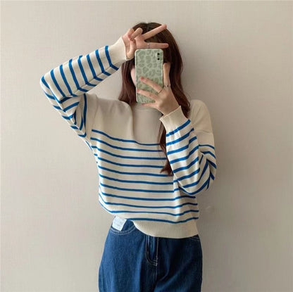 EP | Pull-over solide à col rond