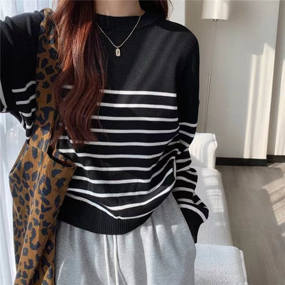 EP | Pull-over solide à col rond