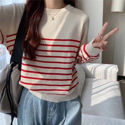 EP | Pull-over solide à col rond