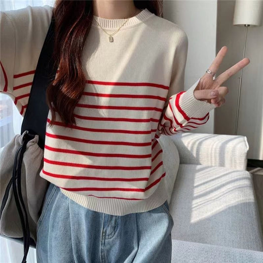 EP | Pull-over solide à col rond