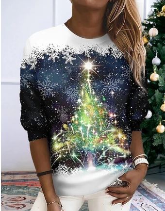 EP | Sweat-shirt élégant Kerstmis