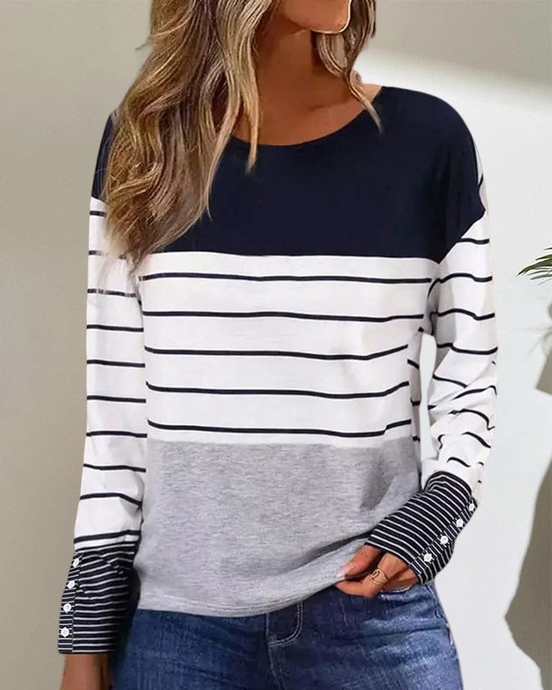 EP | Top imprimé rayé