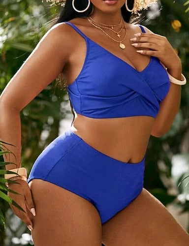 Standard Surfing Tankinis & Bikinis Bathing Suit 2 Pieces Colored Open Back Uv Protection Elastic Sleeveless Swimwear Surfing Diving Swimming Summer