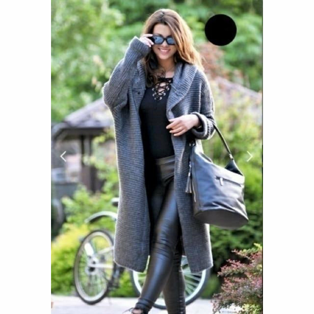 EP | Manteau long en tricot pour femme